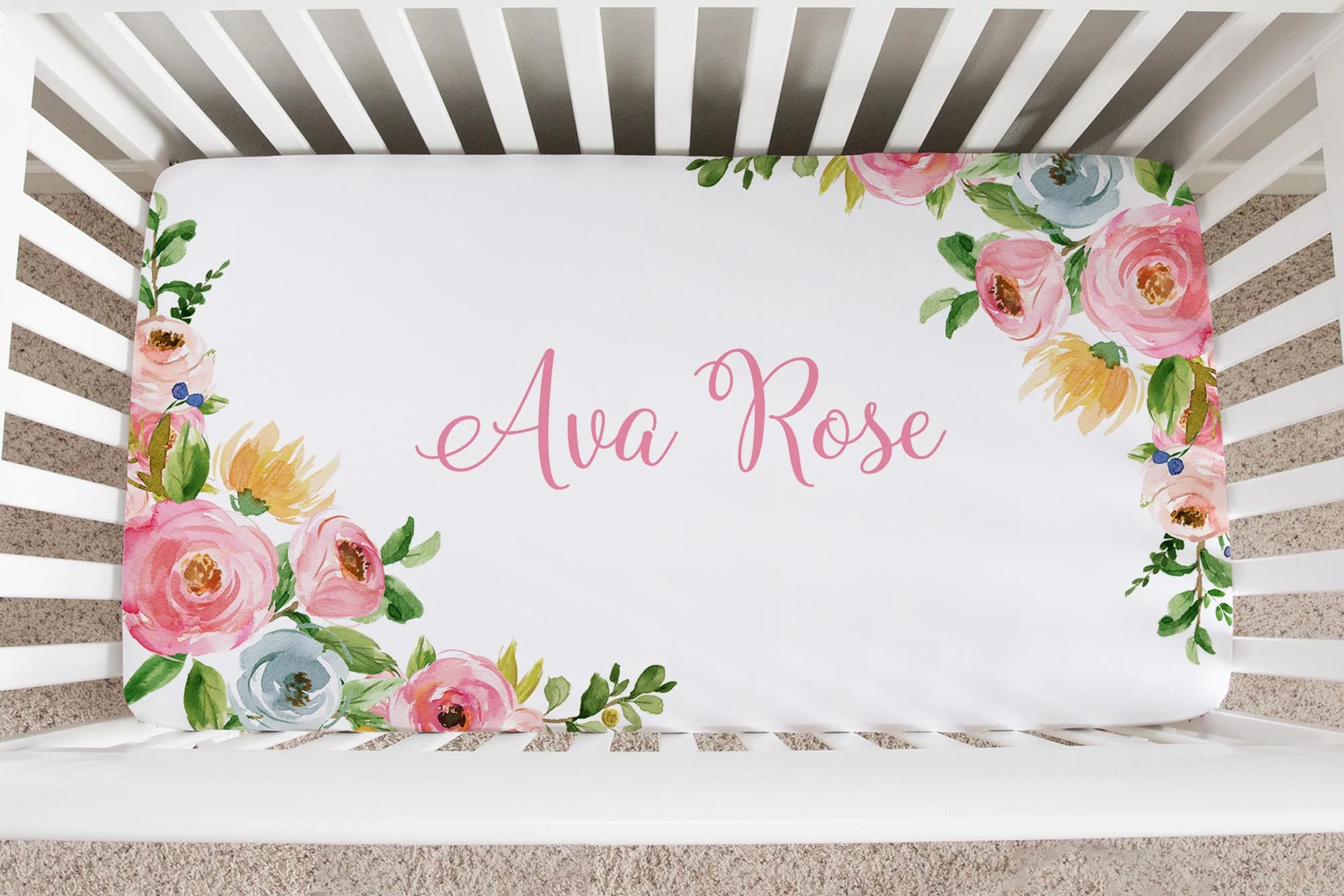 Personalized Nursery Crib Sheets